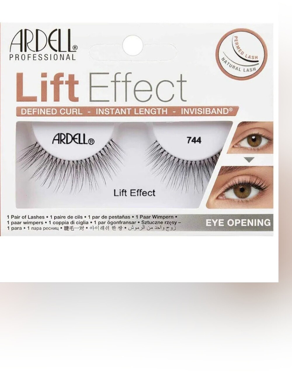 4 Pack Ardell Lift Effect False Eyelashes - Natural Black